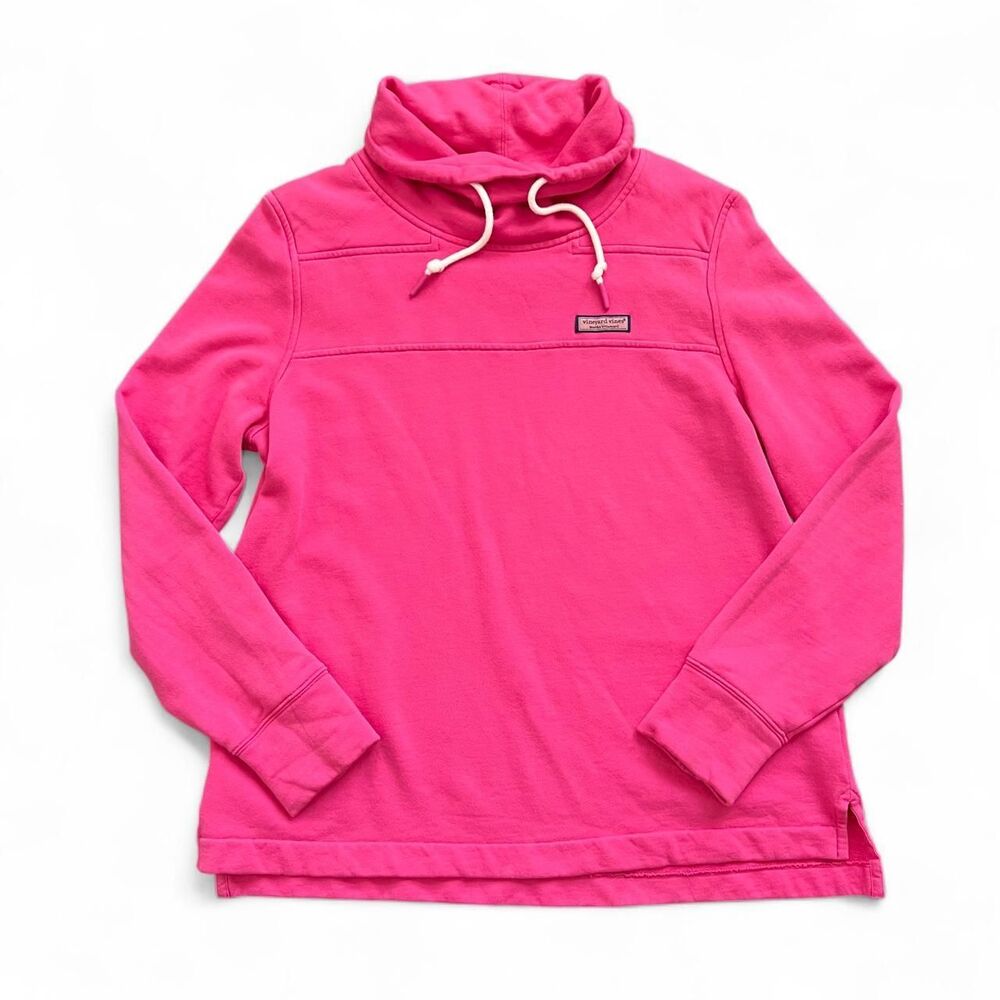 Woman's Vineyard Vines Funnel-Neck Relaxed Shep Shirt Pink - small